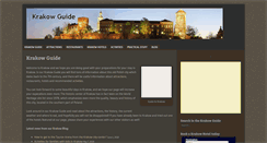 Desktop Screenshot of krakowguide.net